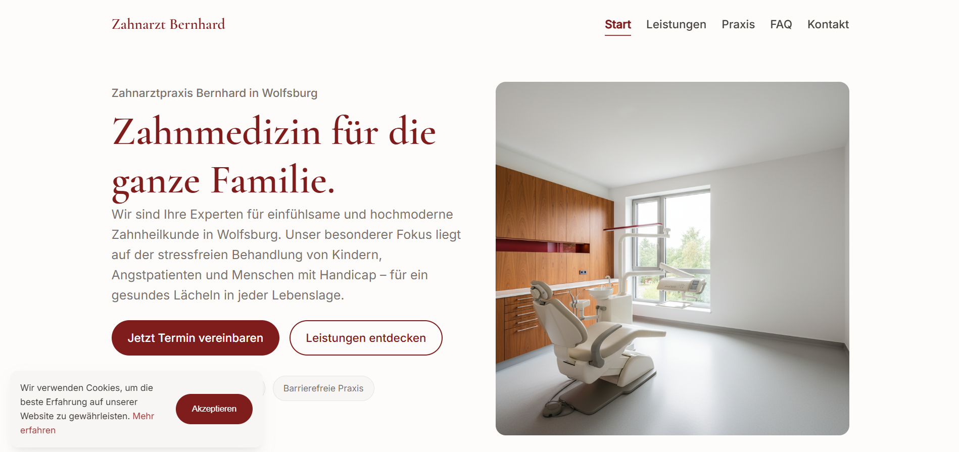 Website Design Beispiel 1