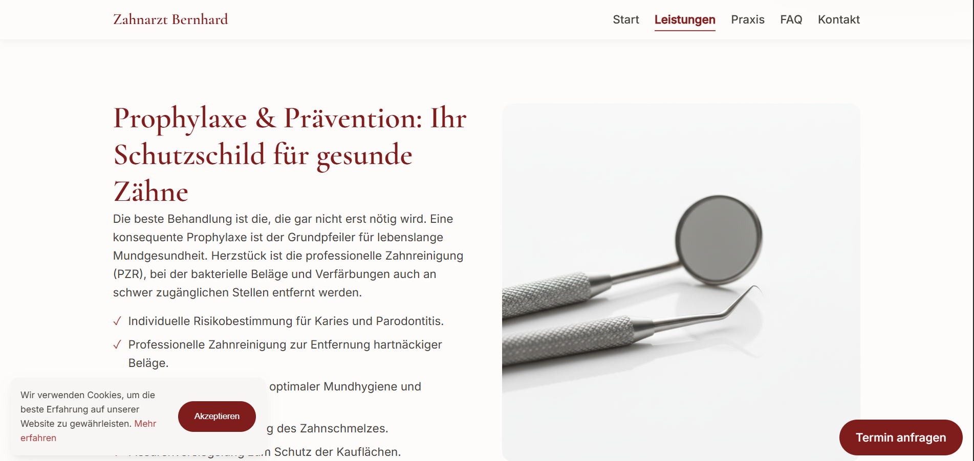 Website Design Beispiel 2