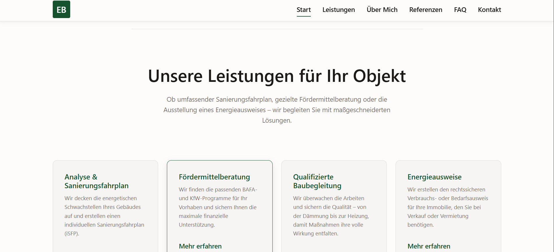 Website Design Beispiel 3